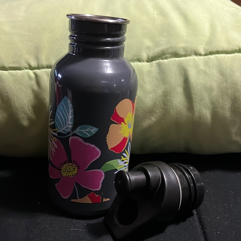 Vera Bradley: jazzy Blooms water bottle Hot & Cold NWOT